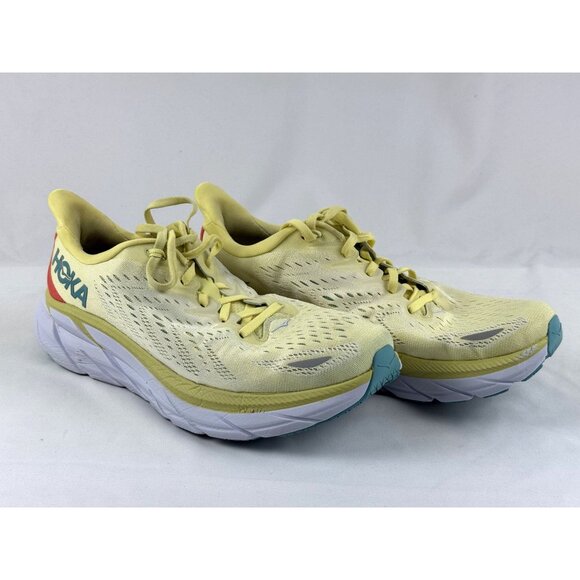 HOKA ONE ONE W Clifton 8 Yellow Pear Sweet Corn 1119394 YPSC Women's Size 9.5 B - Picture 1 of 9
